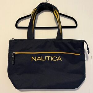 Nautica Luggage Travel/Carry On Gym Blue & Yellow Zip Up Large
